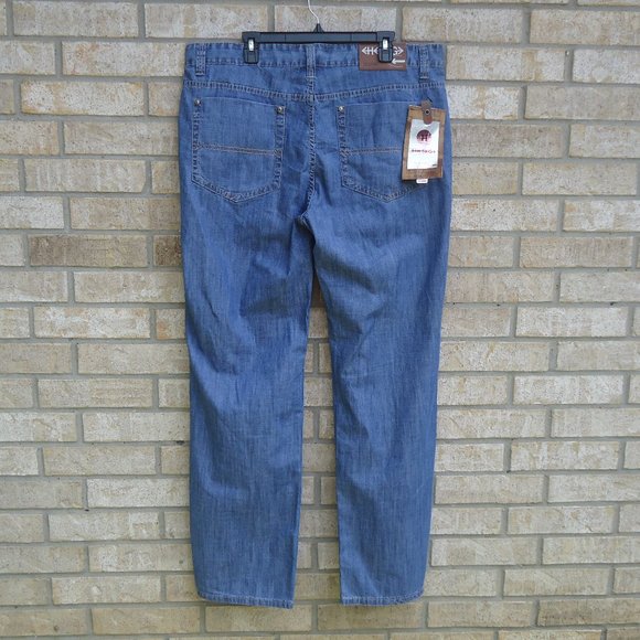 NWT. EHENEGE Blue Light Denim Jeans. - Picture 3 of 8